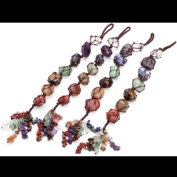 Healing Chakra Energy Spiritual Stone Car Ornament - Picture 8 of 13